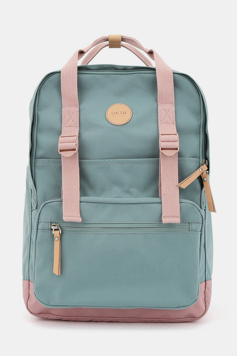 Himawari Waterproof Canvas Backpack Bag with Side Pockets-Chaelisa's New Jammies