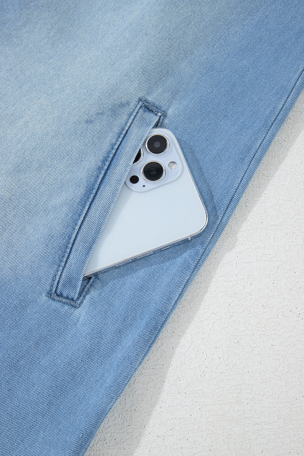 Beau Blue Risen Medium Washed Denim Shirt Dress-Chaelisa's New Jammies