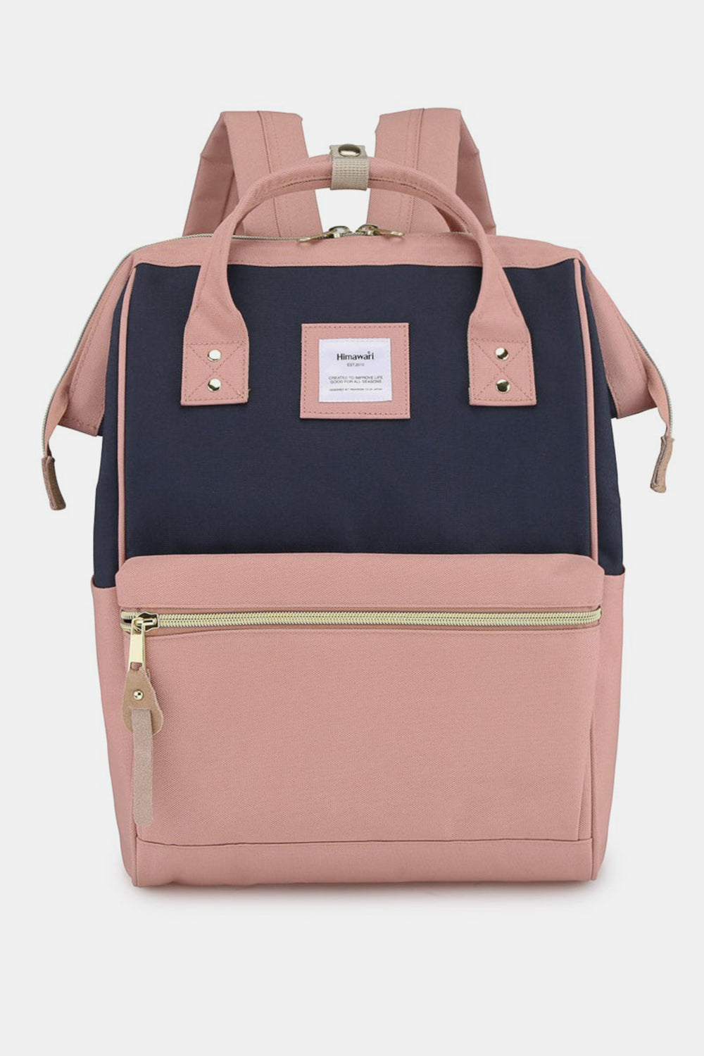 Himawari Waterproof Canvas Backpack Bag with Side Pockets-Chaelisa's New Jammies