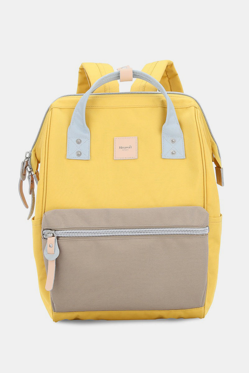 Himawari Water Resistant Canvas Backpack Bag with Side Pockets-Chaelisa's New Jammies