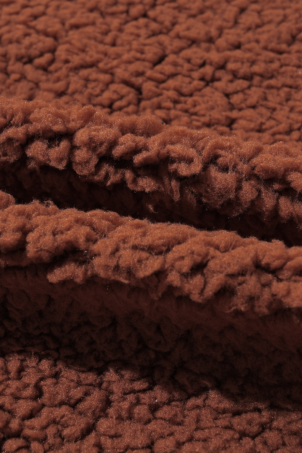 Red Clay Faux Shearling Teddy Bear Jacket-Chaelisa's New Jammies