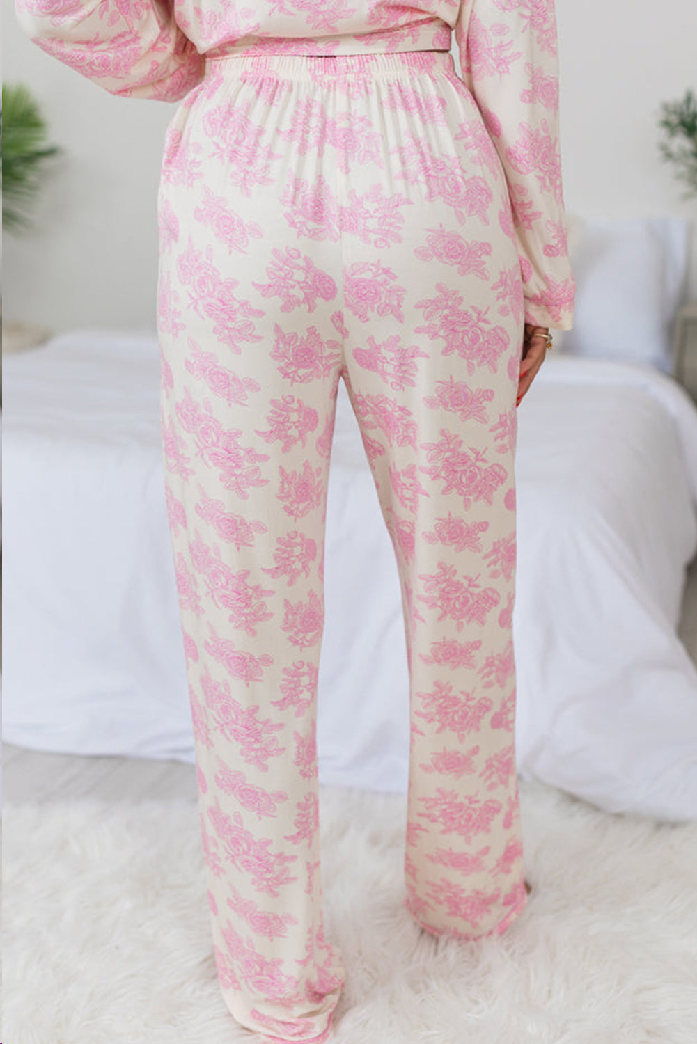 Pink Floral Long Sleeve and Pants Pajamas Set-Chaelisa's New Jammies