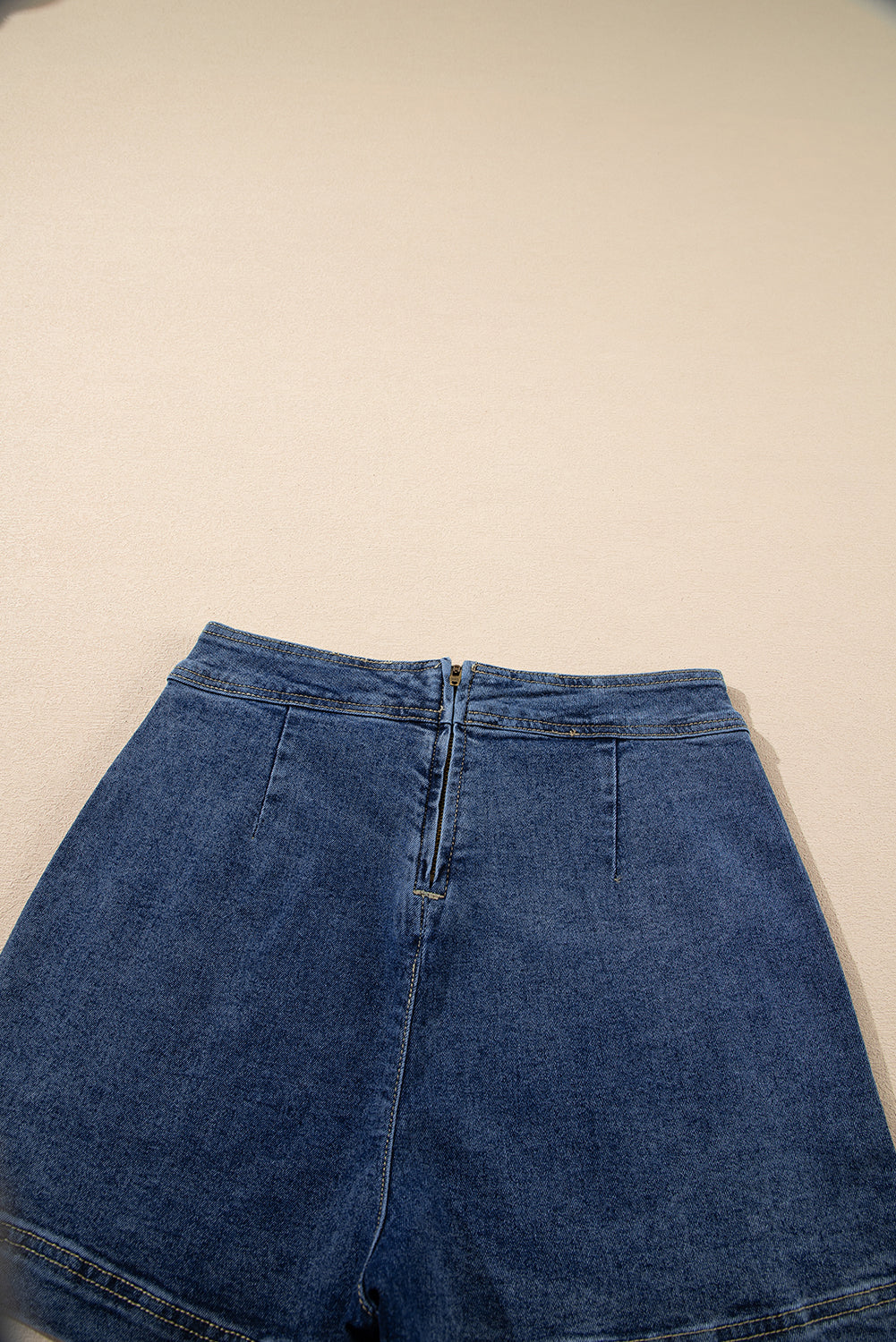 Ashleigh Blue Faux Wrapped Mini Denim Skort-Chaelisa's New Jammies