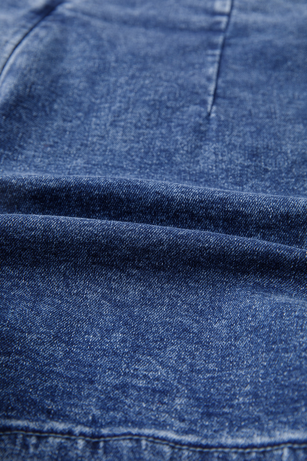 Sail Blue Acid Wash Asymmetric Twisted Wrapped Zipped Denim Skort-Chaelisa's New Jammies