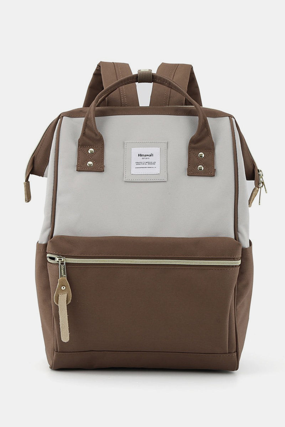 Himawari Waterproof Canvas Backpack Bag with Side Pockets-Chaelisa's New Jammies