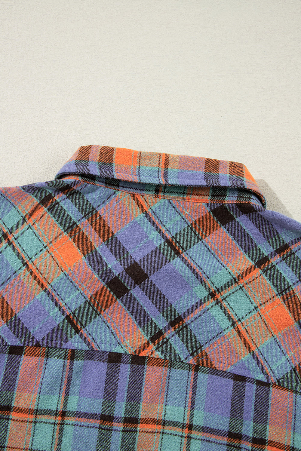 Red Plaid Print Drop Sleeve Loose Shirt-Chaelisa's New Jammies