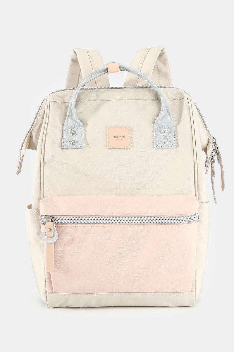 Himawari Water Resistant Canvas Backpack Bag with Side Pockets-Chaelisa's New Jammies