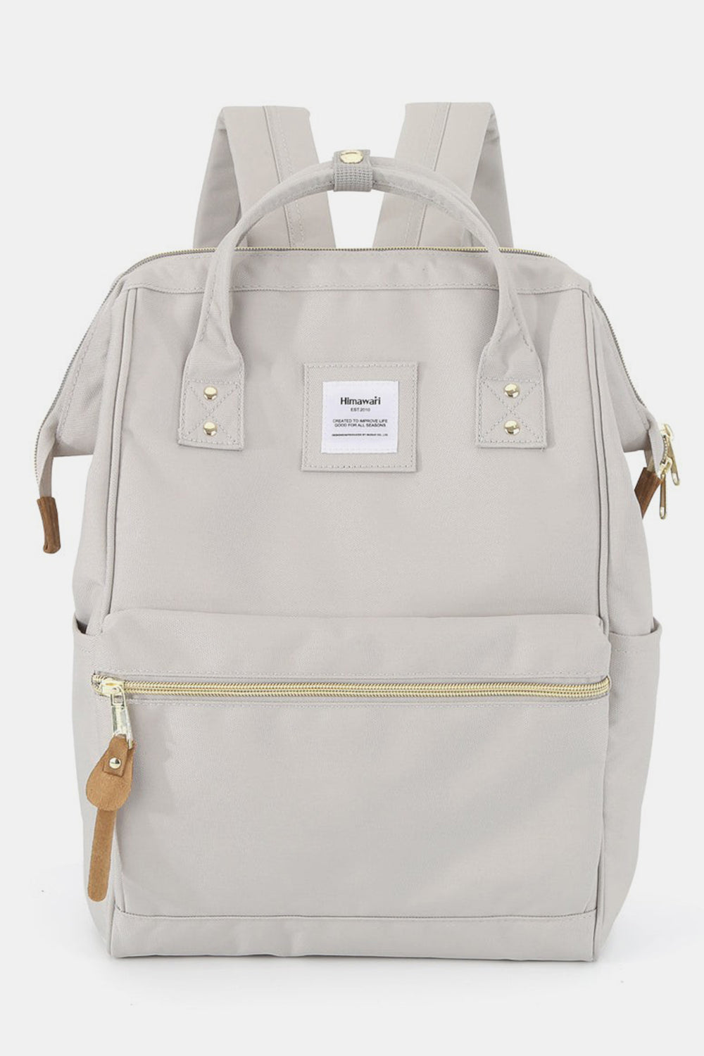 Himawari Waterproof Canvas Backpack Bag with Side Pockets-Chaelisa's New Jammies
