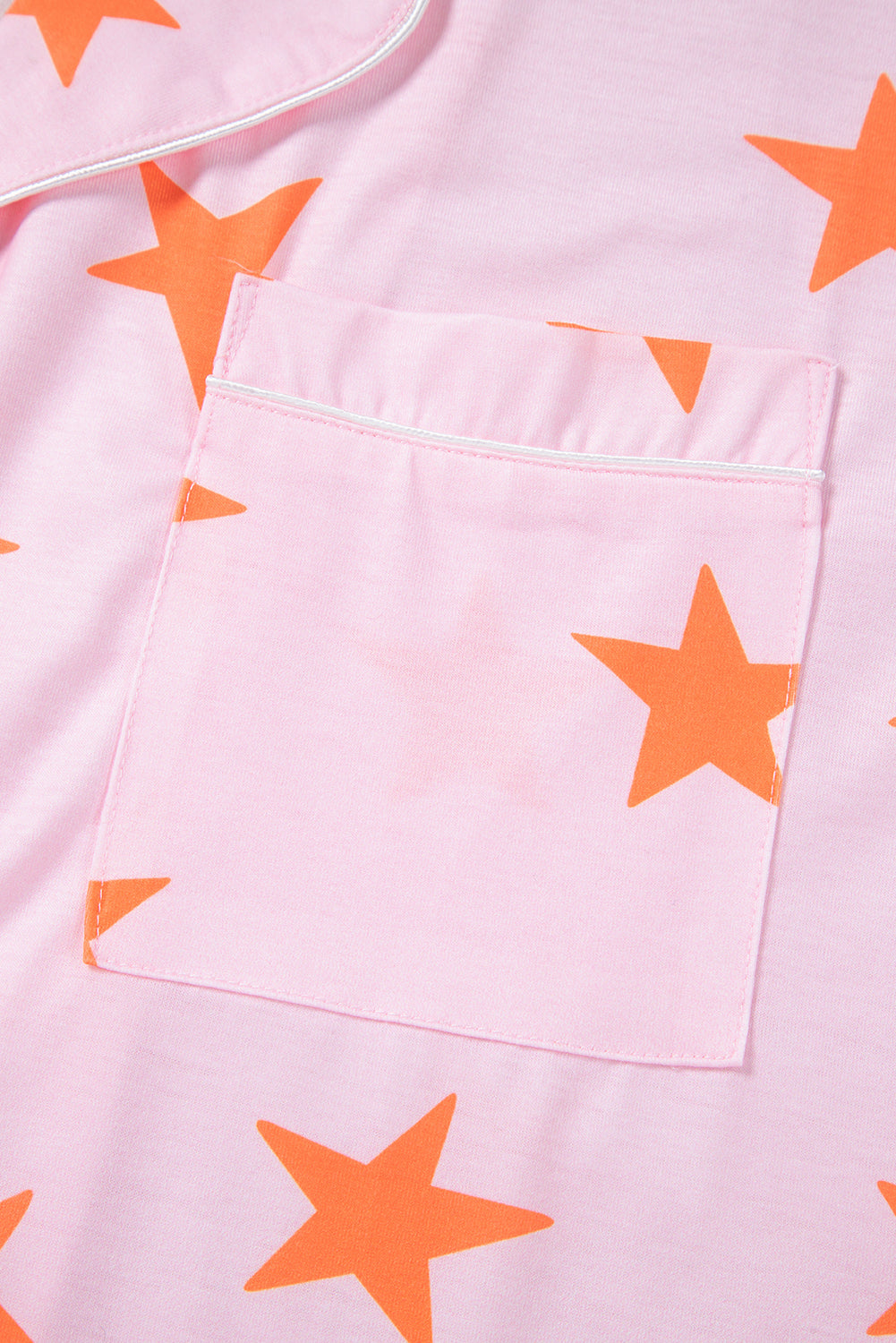 Pink Stars Short Sleeve Shirt and Shorts Bamboo Pajama Set-Chaelisa's New Jammies