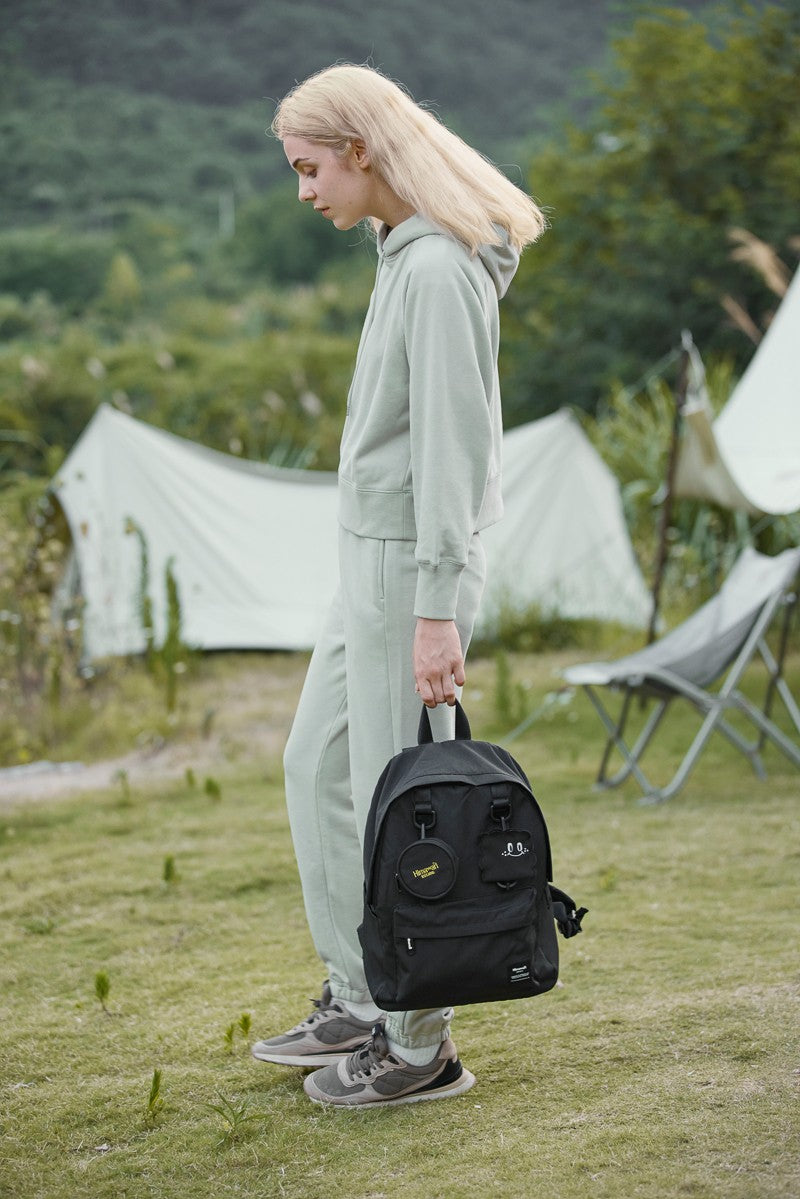 Himawari Waterproof Canvas Backpack Bag with Removable Coin Purse-Chaelisa's New Jammies