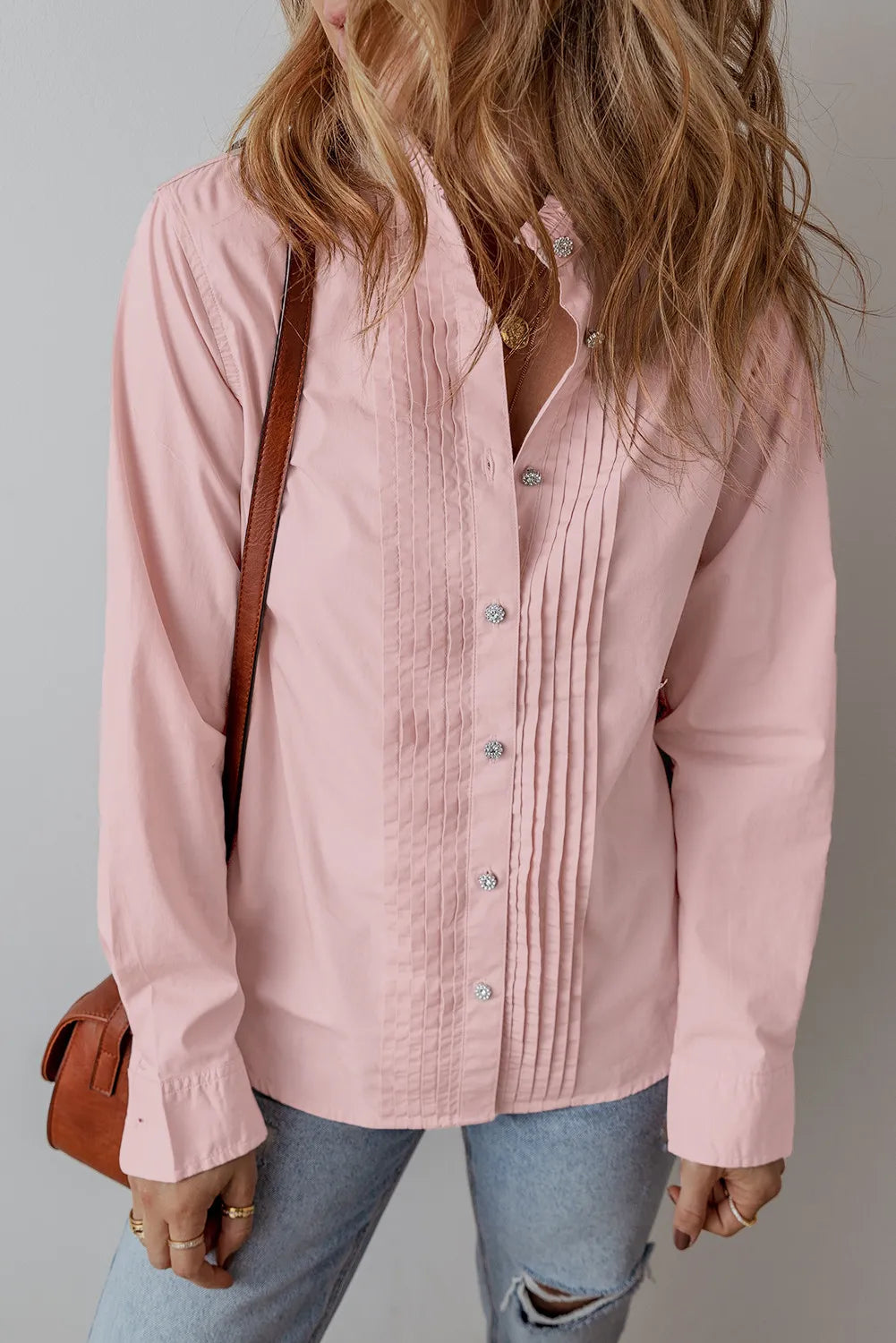 Button Up Long Sleeve Shirt-Chaelisa's New Jammies