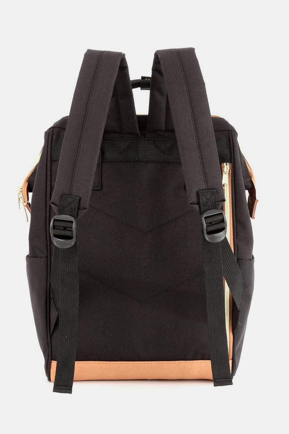 Himawari Contrast Waterproof Canvas Backpack Bag with Side Pockets-Chaelisa's New Jammies
