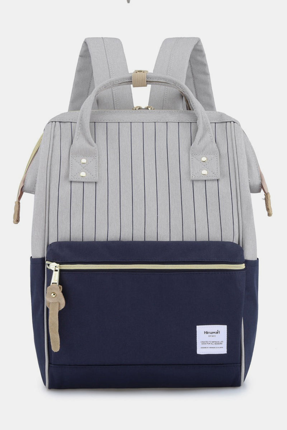 Himawari Waterproof Canvas Backpack Bag with Side Pockets-Chaelisa's New Jammies