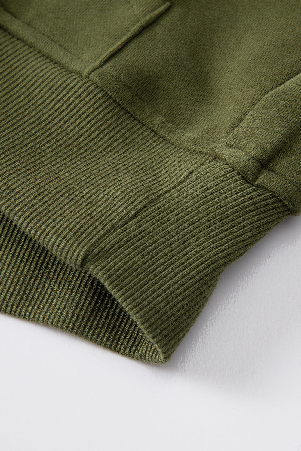Gray Zip Up Stand Collar Ribbed Thumbhole Sleeve Sweatshirt-Chaelisa's New Jammies
