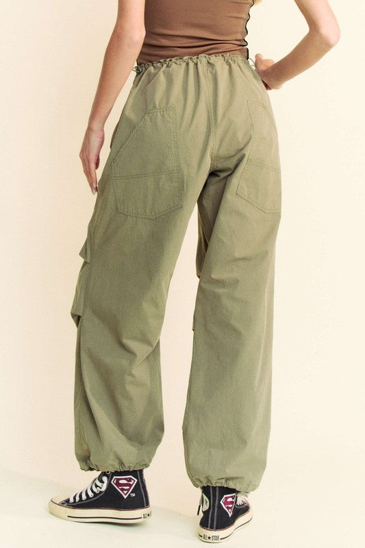 Davi & Dani Drawstring Baggy Pants with Pockets-Chaelisa's New Jammies