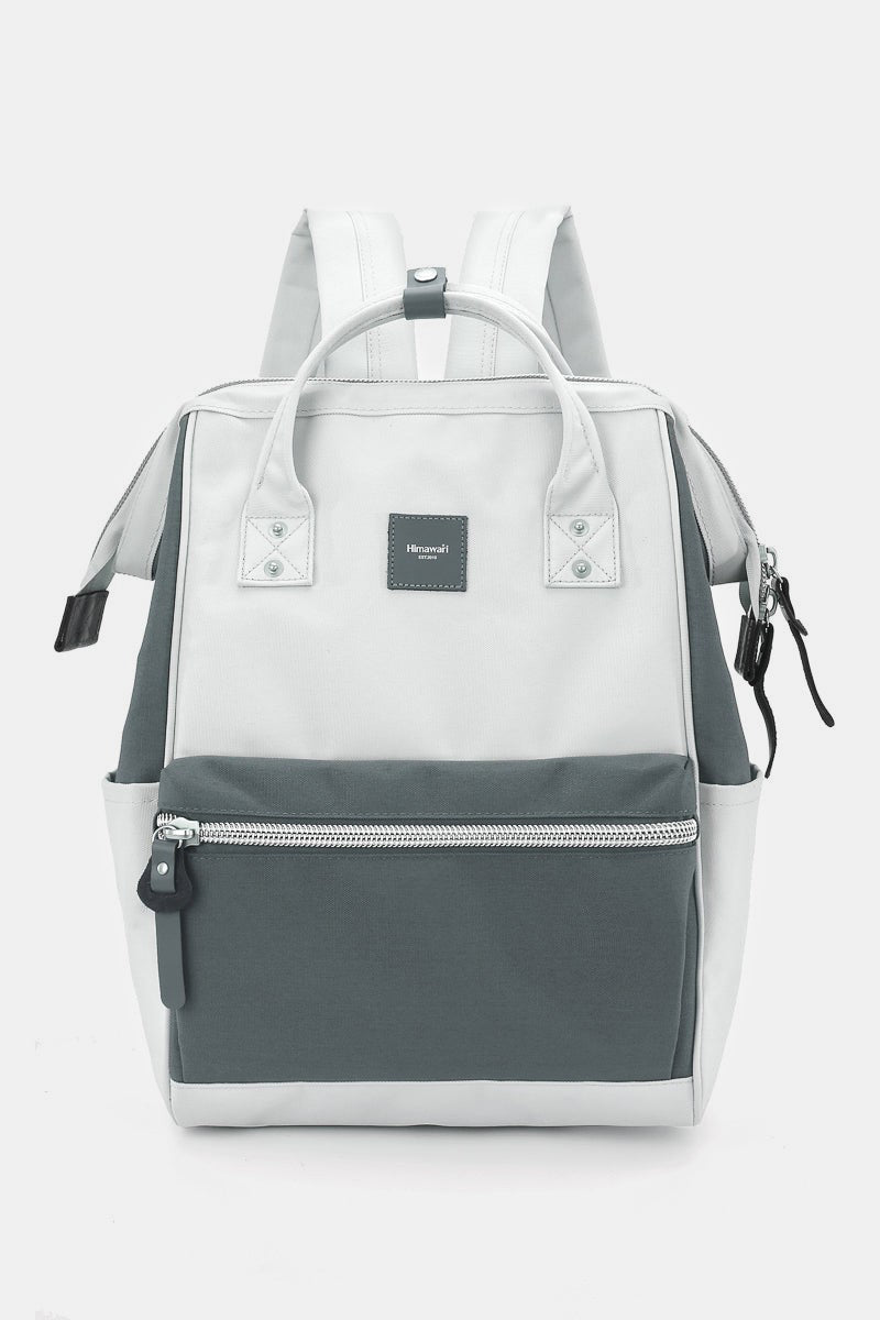 Himawari Water Resistant Canvas Backpack Bag with Side Pockets-Chaelisa's New Jammies