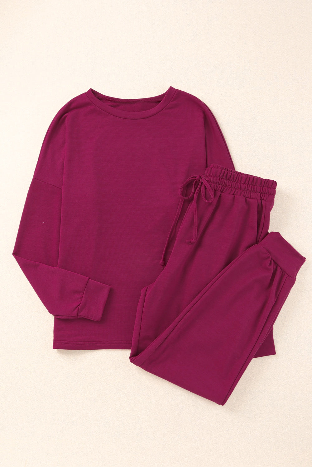 Long Sleeve Pullover and Jogger Pants Lounge Set-Chaelisa's New Jammies