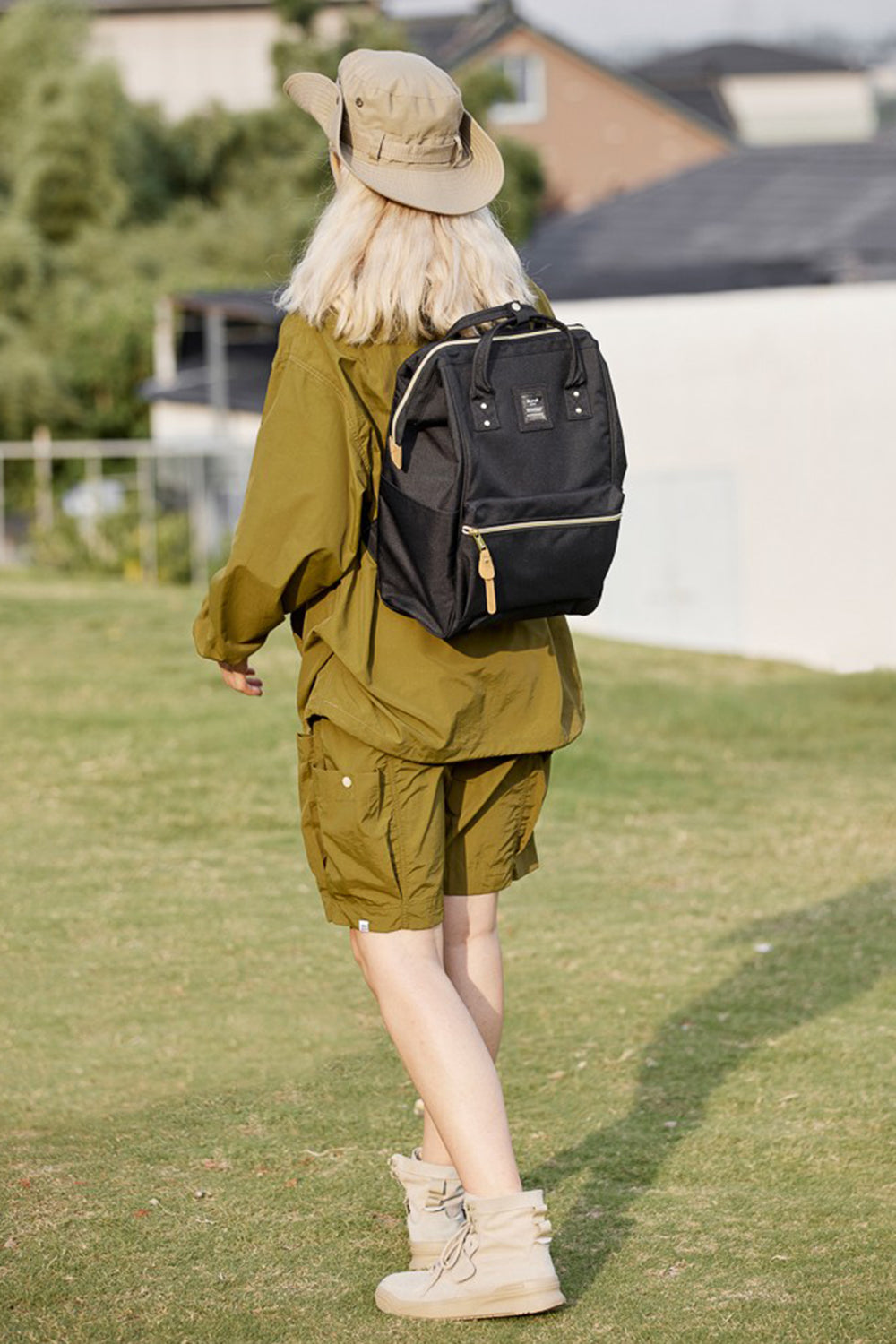 Himawari Waterproof Canvas Backpack Bag with Side Pockets-Chaelisa's New Jammies