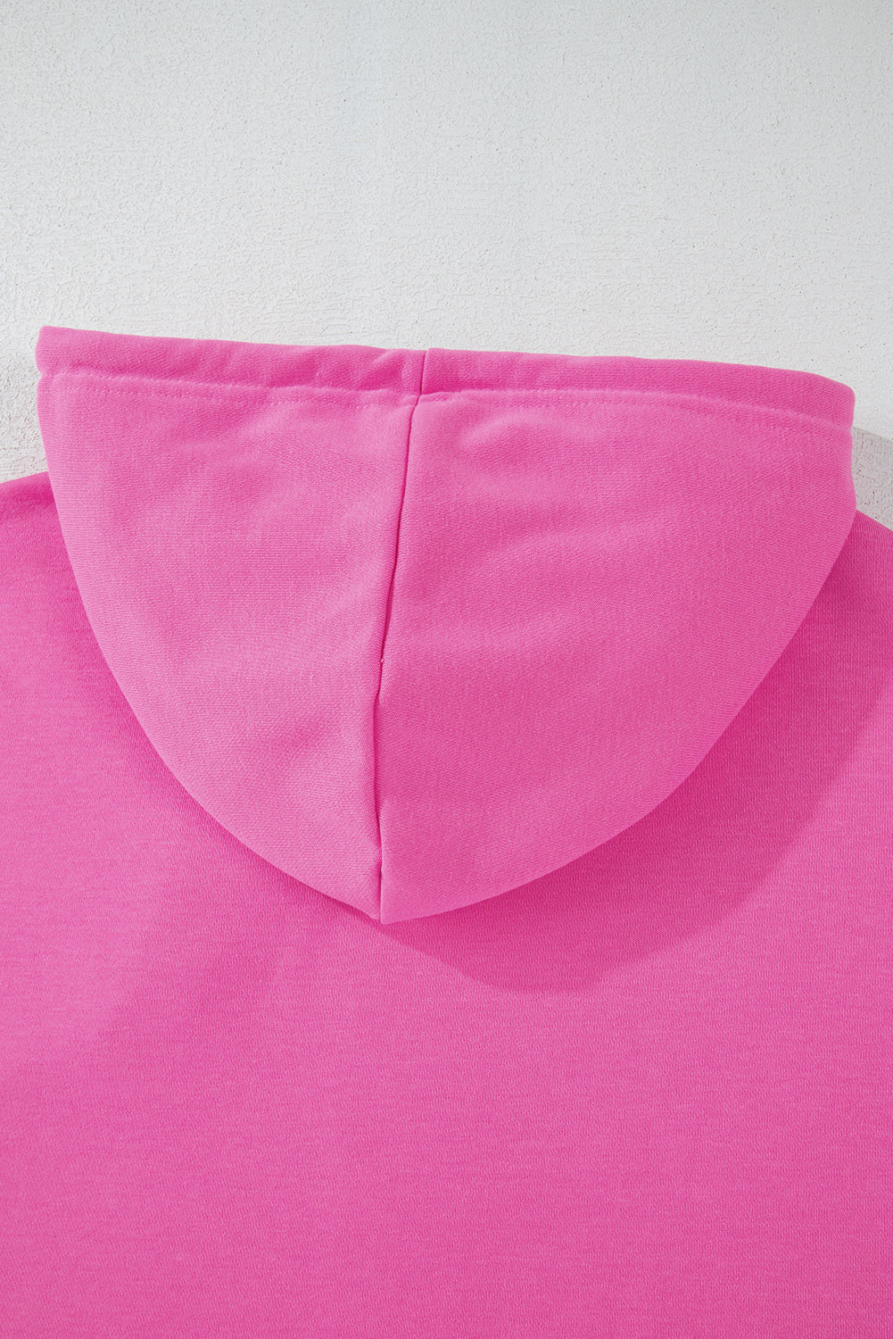 Sachet Pink Solid Drop Shoulder Drawstring Cropped Hoodie-Chaelisa's New Jammies