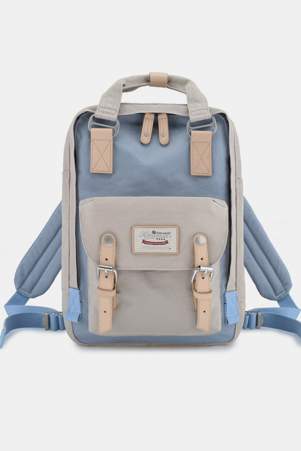 Himawari Contrast Waterproof Nylon Backpack Bag-Chaelisa's New Jammies
