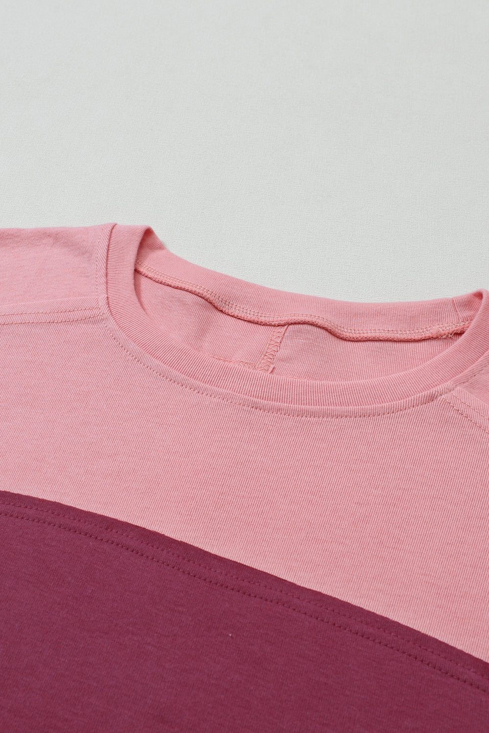 Peach Blossom Colorblock Striped Bishop Sleeve Top-Chaelisa's New Jammies