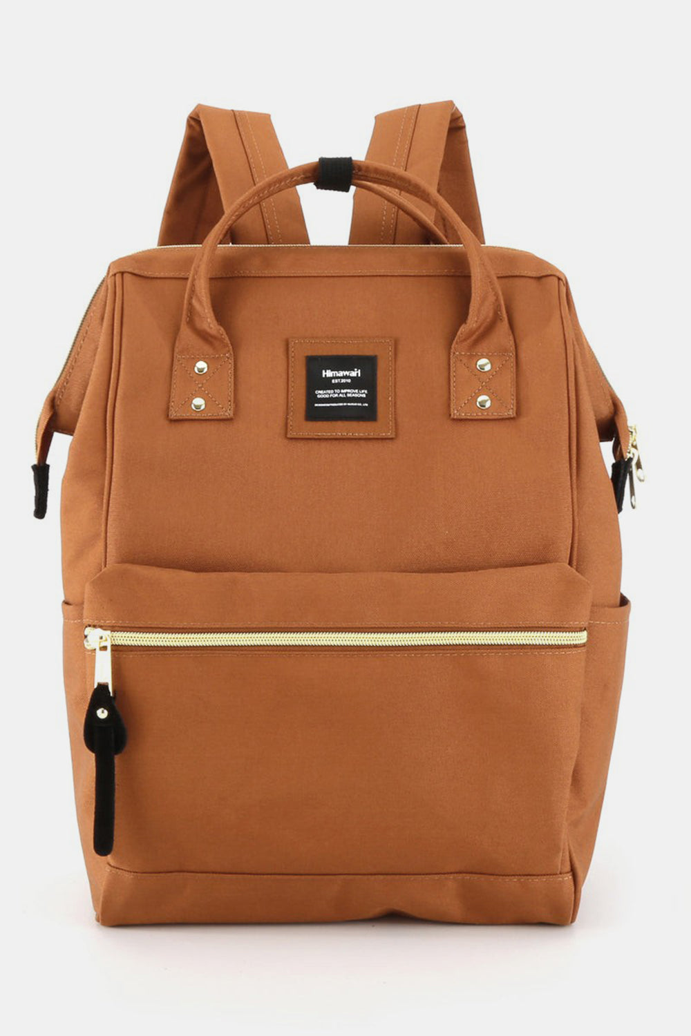 Himawari Waterproof Canvas Backpack Bag with Side Pockets-Chaelisa's New Jammies
