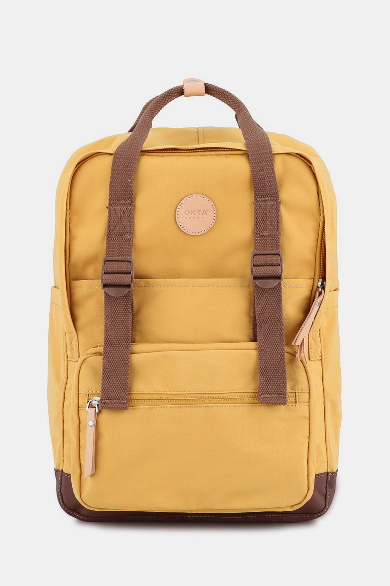 Himawari Waterproof Canvas Backpack Bag with Side Pockets-Chaelisa's New Jammies
