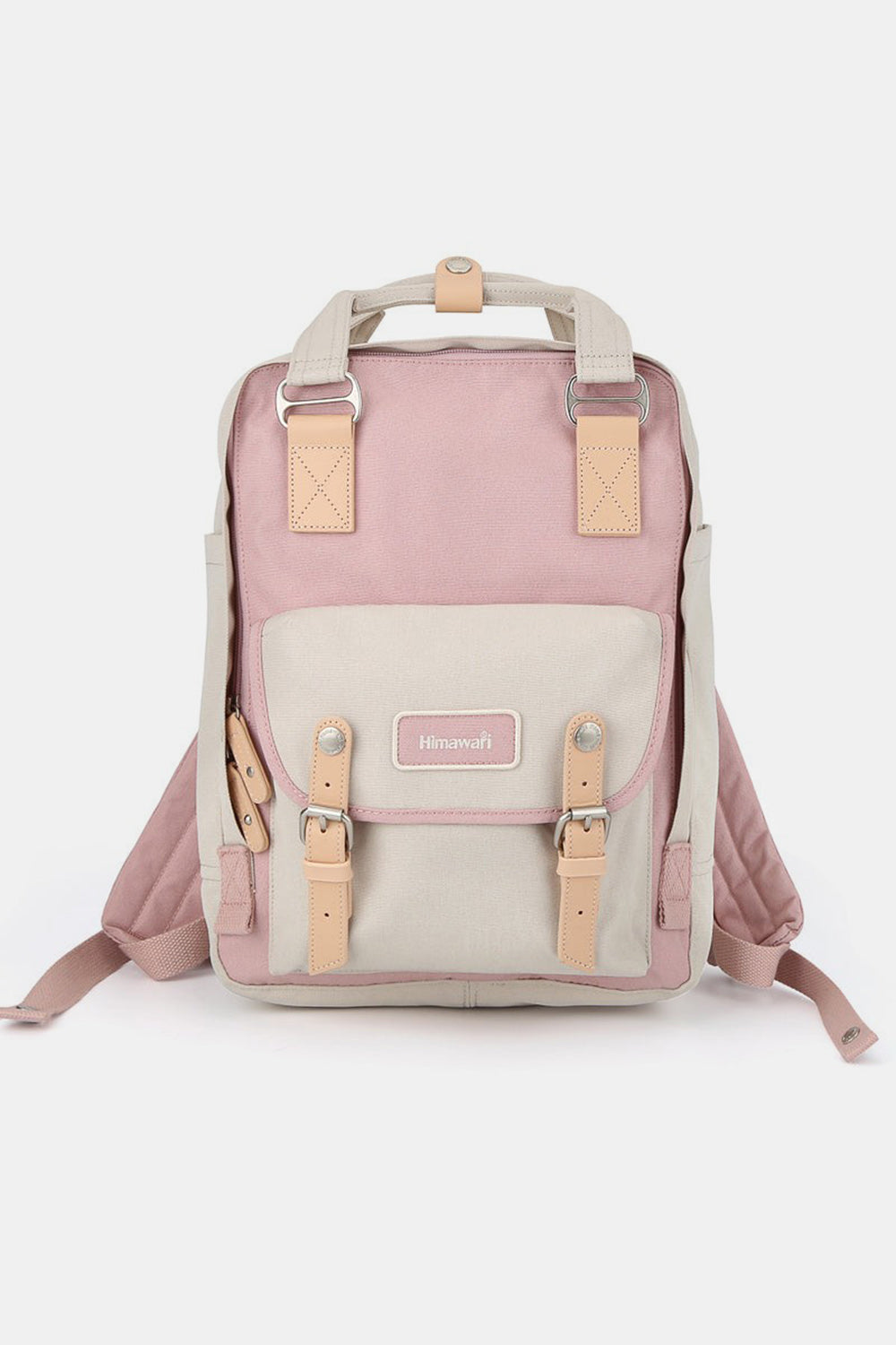 Himawari Contrast Water and Scratch-Resistant Nylon Backpack Bag-Chaelisa's New Jammies