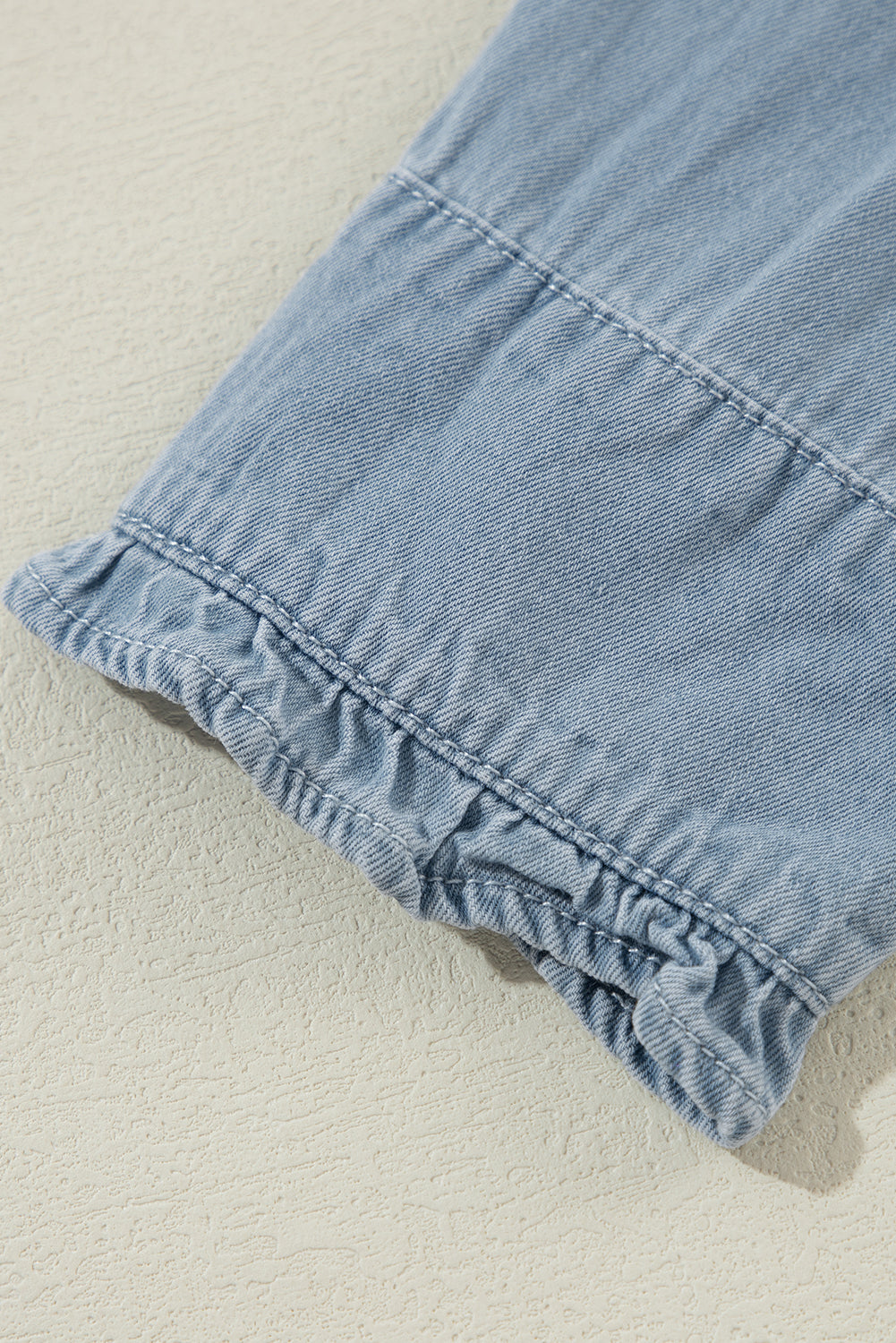 Dusk Blue Turn-down Collar Chambray Shirt-Chaelisa's New Jammies