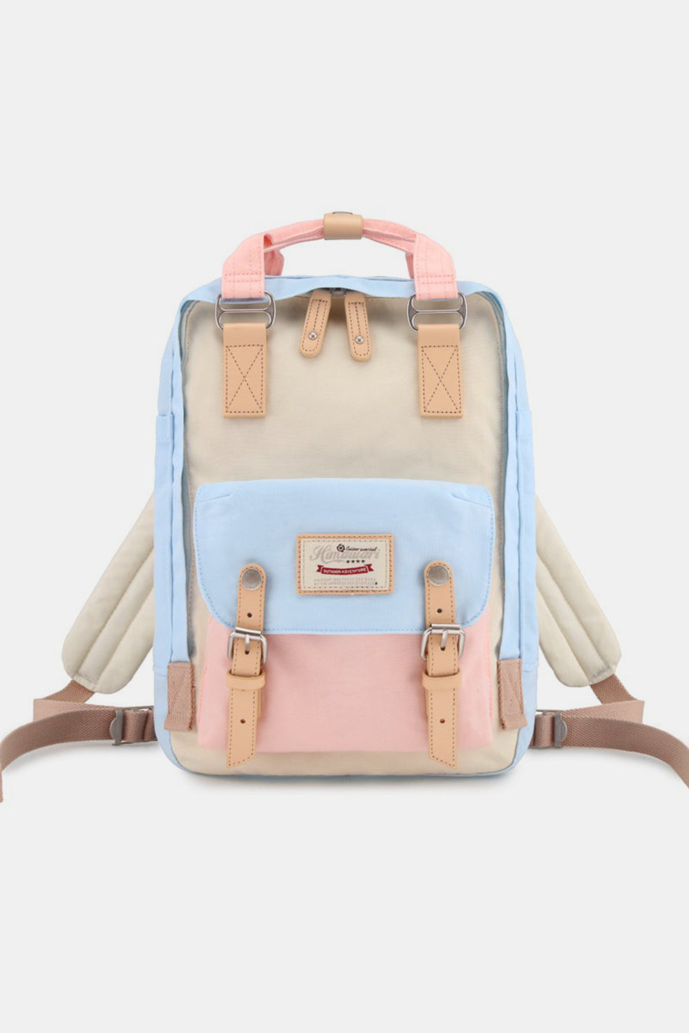 Himawari Contrast Waterproof Nylon Backpack Bag-Chaelisa's New Jammies