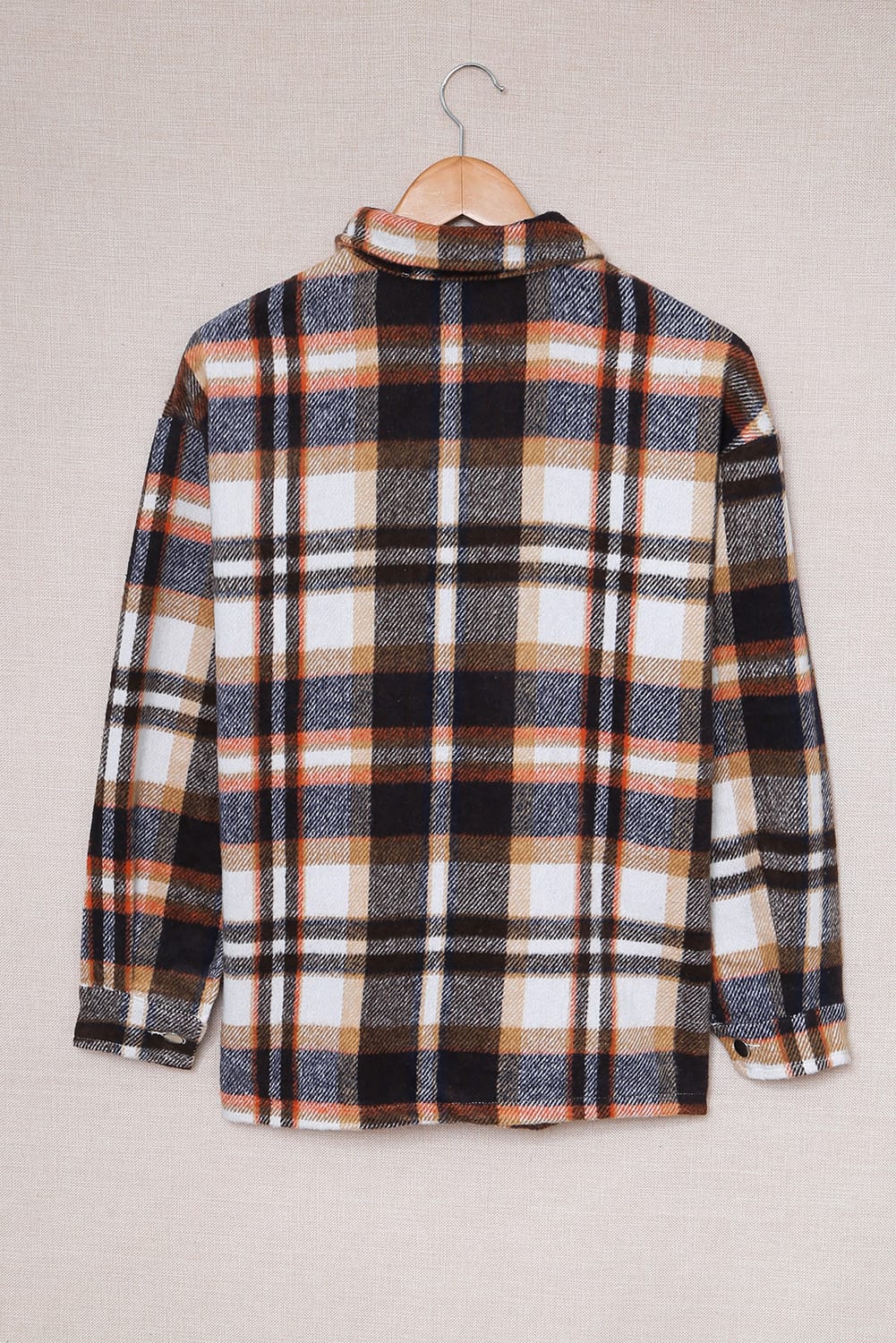 Multicolor Plaid Casual Button Up Flannel Shacket-Chaelisa's New Jammies