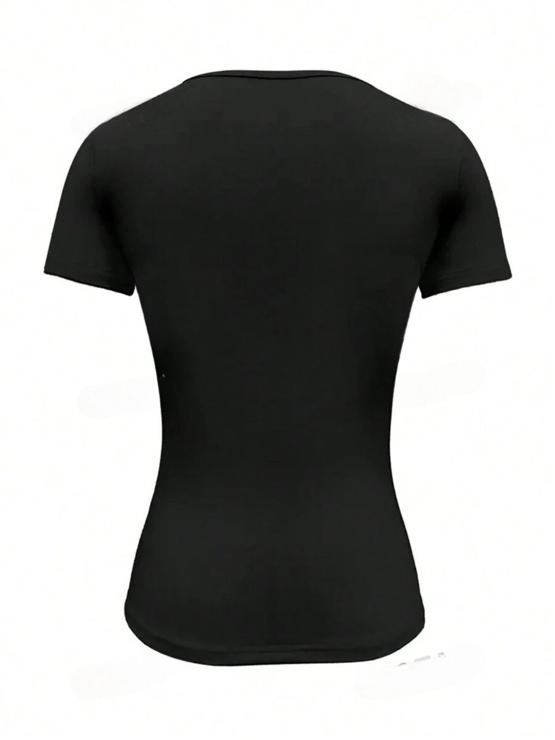 Round Neck Short Sleeve T-Shirt-Chaelisa's New Jammies