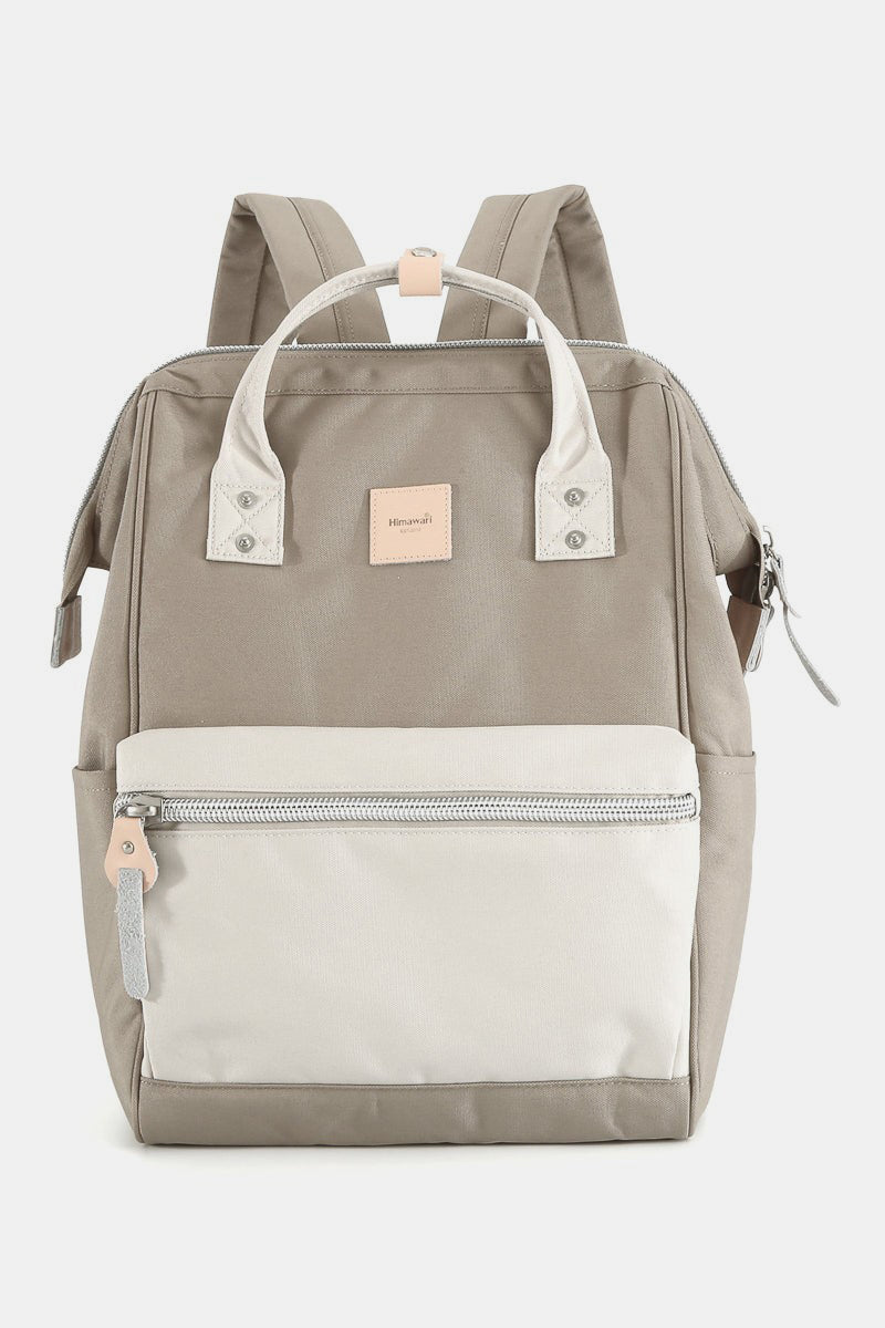 Himawari Water Resistant Canvas Backpack Bag with Side Pockets-Chaelisa's New Jammies