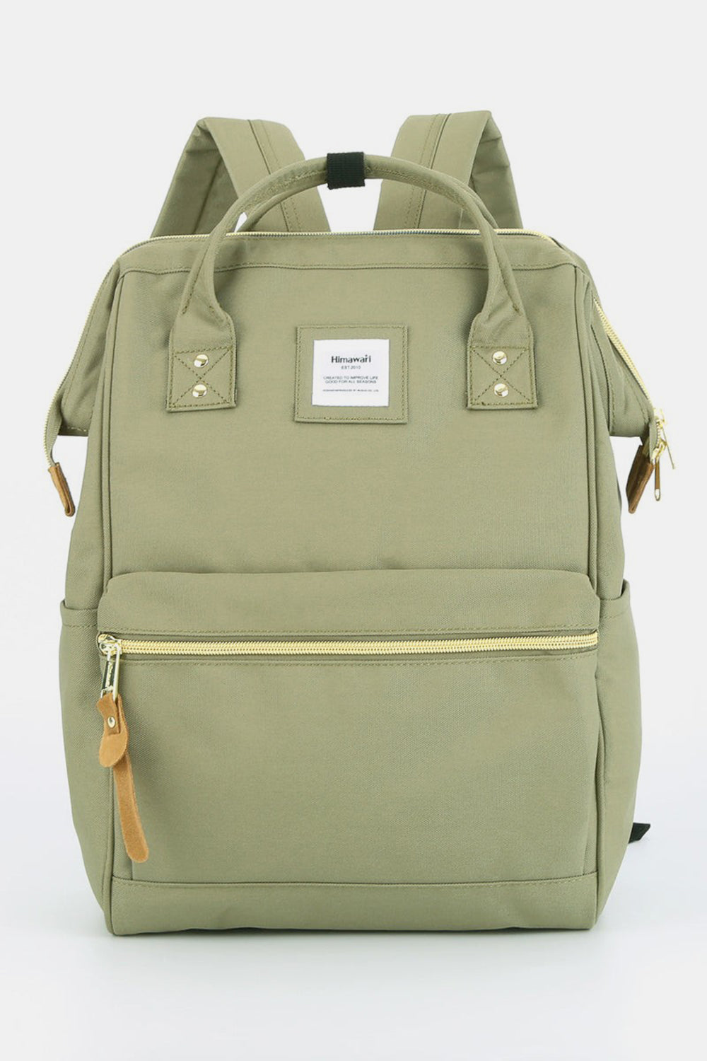 Himawari Waterproof Canvas Backpack Bag with Side Pockets-Chaelisa's New Jammies