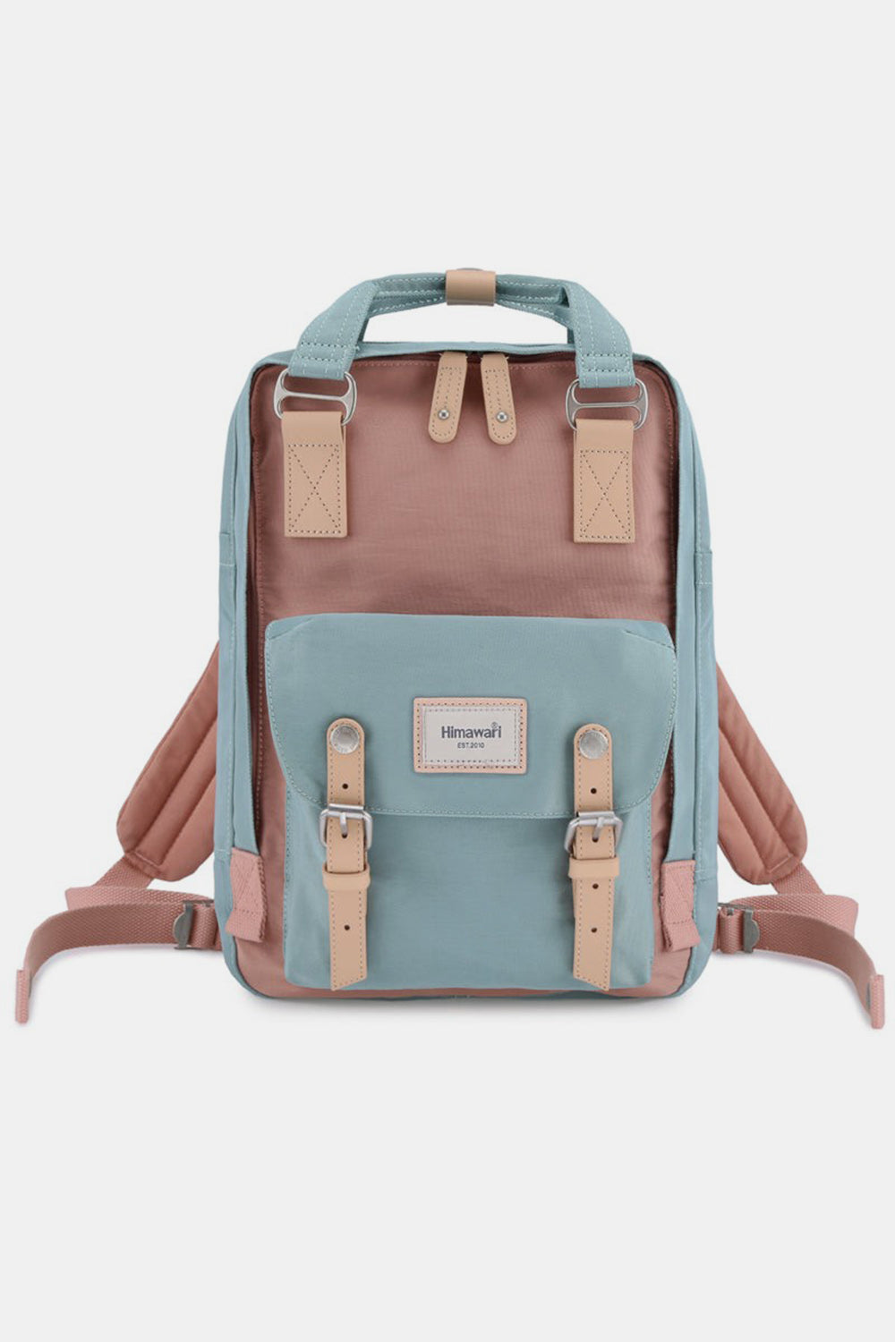 Himawari Contrast Waterproof Nylon Backpack Bag-Chaelisa's New Jammies