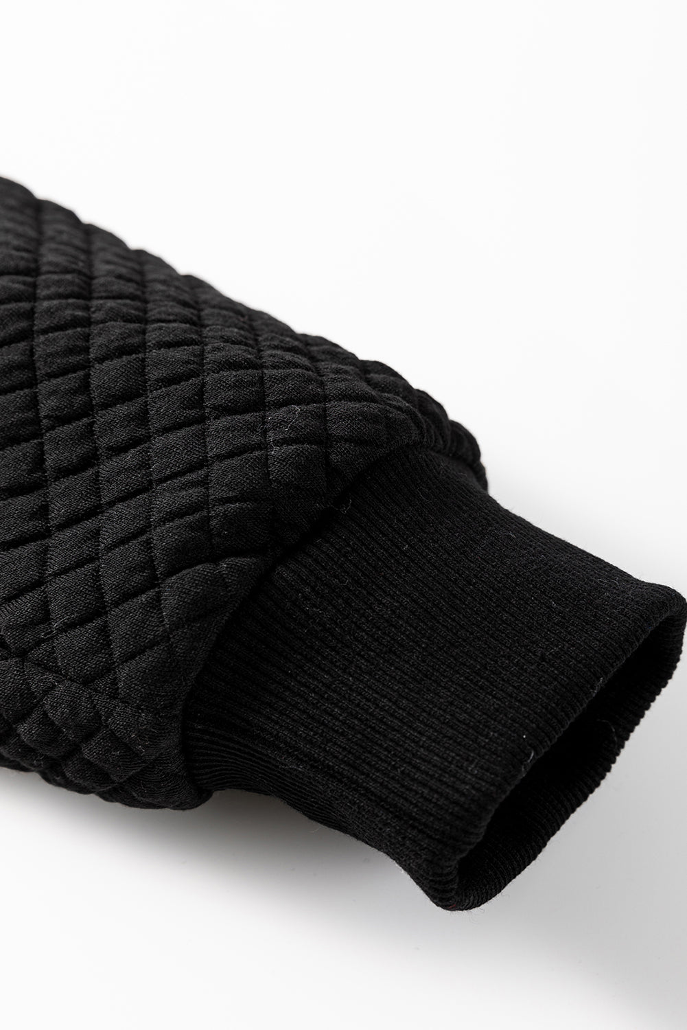 Black Quilted Side Pockets Zipper Hooded Jacket-Chaelisa's New Jammies