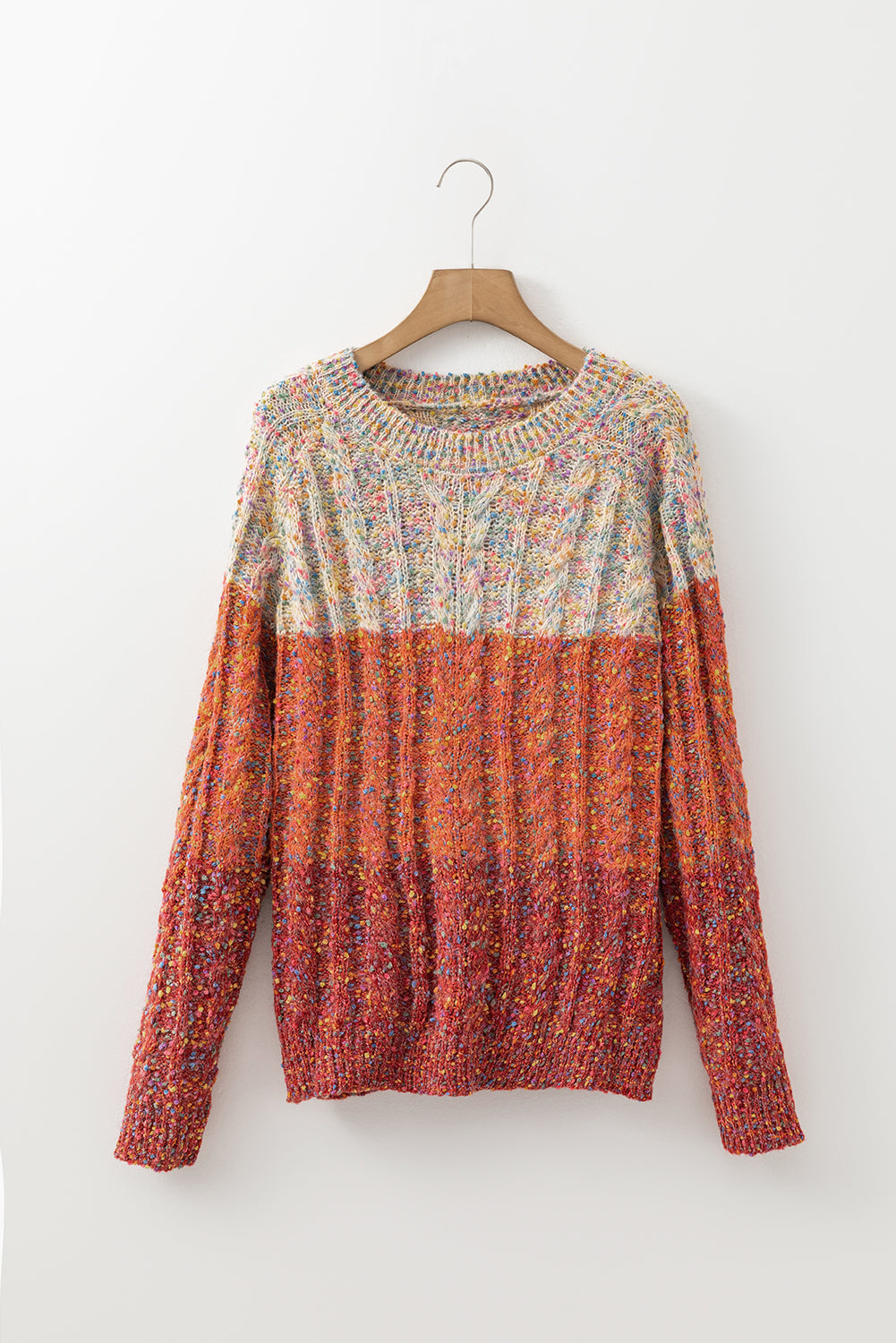 Multicolour Colorful Confetti Wool Ball Knitted Sweater-Chaelisa's New Jammies