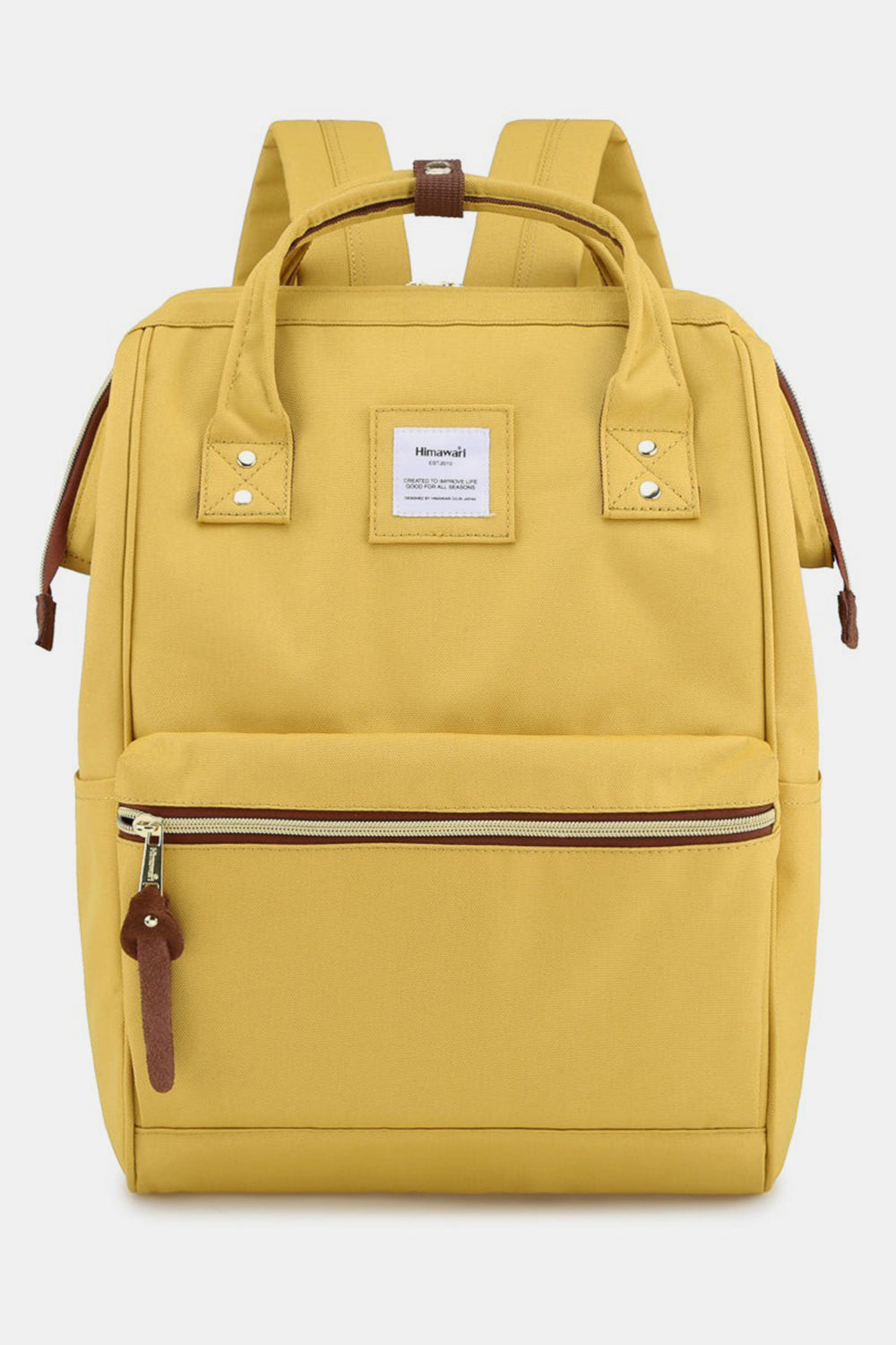 Himawari Waterproof Canvas Backpack Bag with Side Pockets-Chaelisa's New Jammies