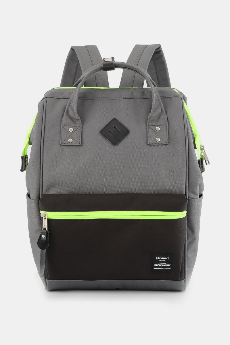 Himawari Contrast Waterproof Backpack Bag with Reinforced Edges-Chaelisa's New Jammies