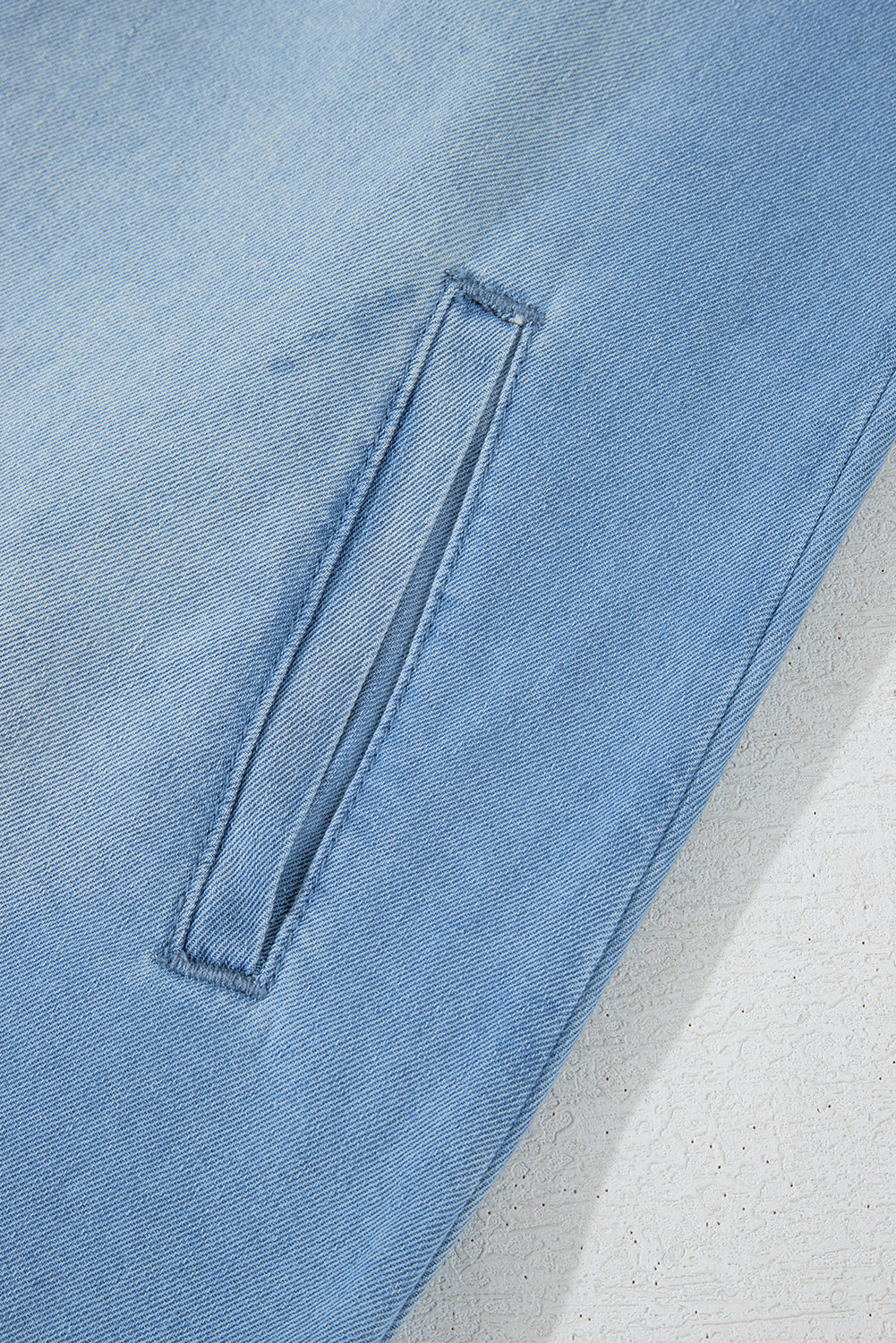 Beau Blue Risen Medium Washed Denim Shirt Dress-Chaelisa's New Jammies