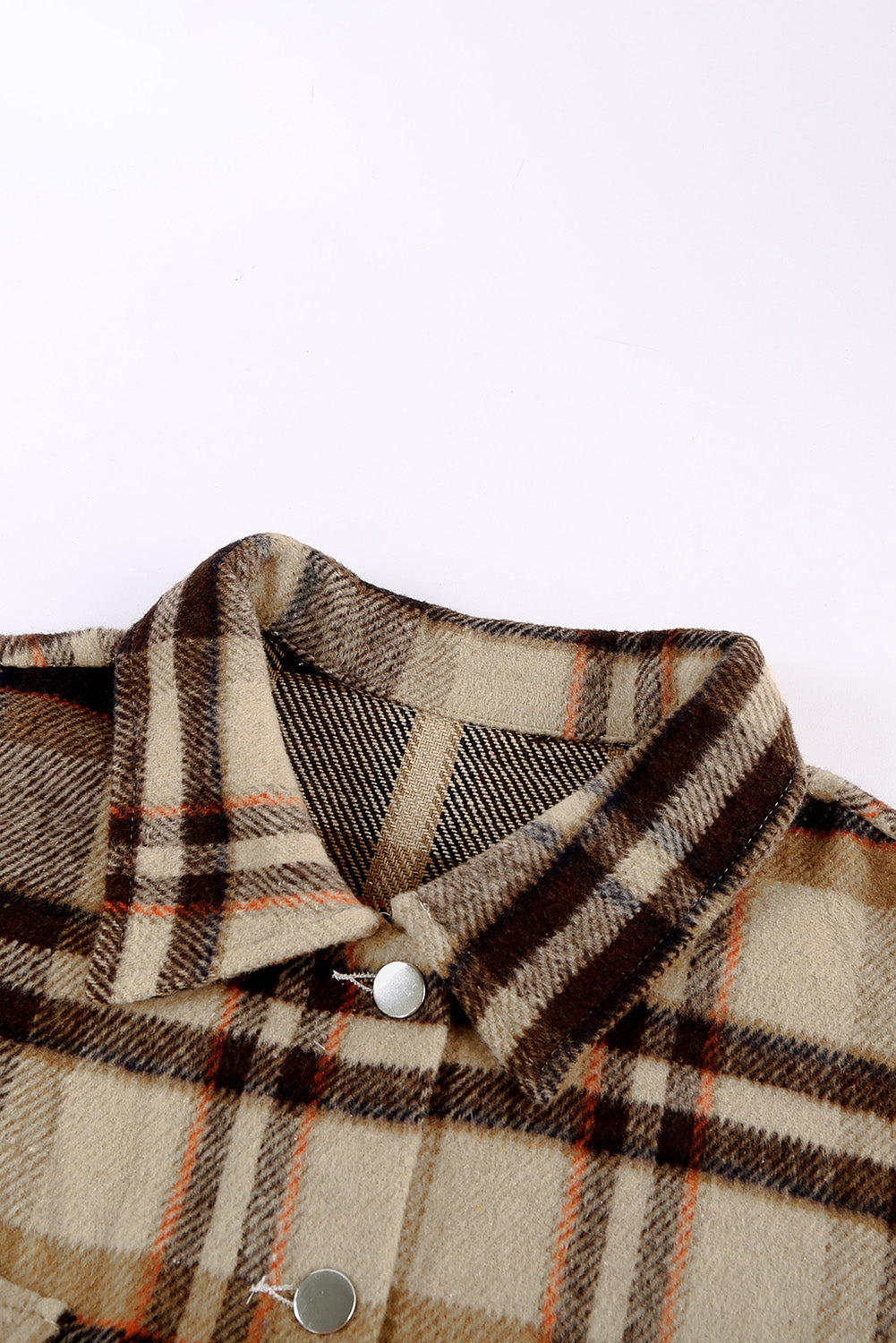 Multicolor Plaid Casual Button Up Flannel Shacket-Chaelisa's New Jammies
