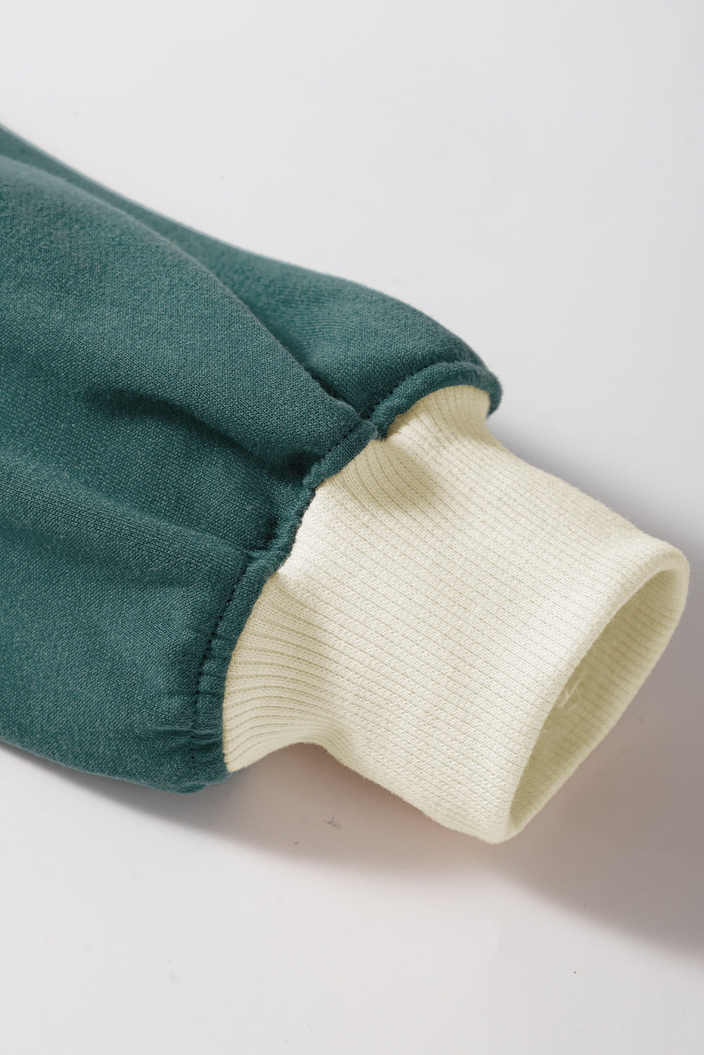 Evergreen Color Contrast Loose Pullover and Lace-up Waist Skort Set-Chaelisa's New Jammies