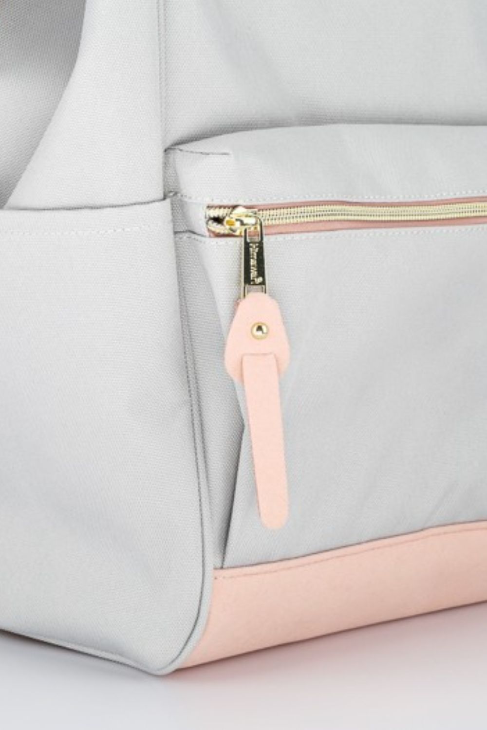 Himawari Contrast Waterproof Canvas Backpack Bag with Side Pockets-Chaelisa's New Jammies