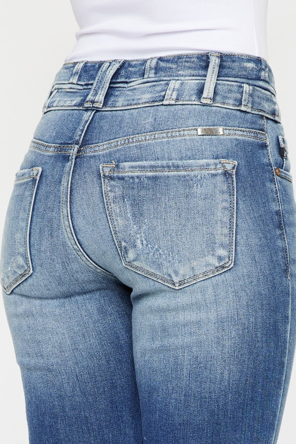 Kancan High Rise Wide Waistband Flare Jeans-Chaelisa's New Jammies