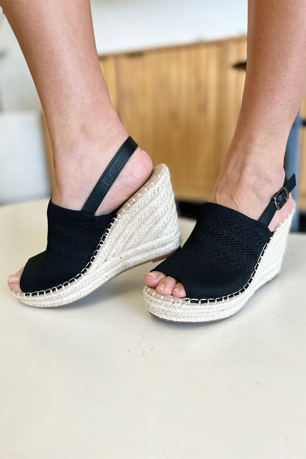 Forever Link Peep Toe High Heel Sandals-Chaelisa's New Jammies