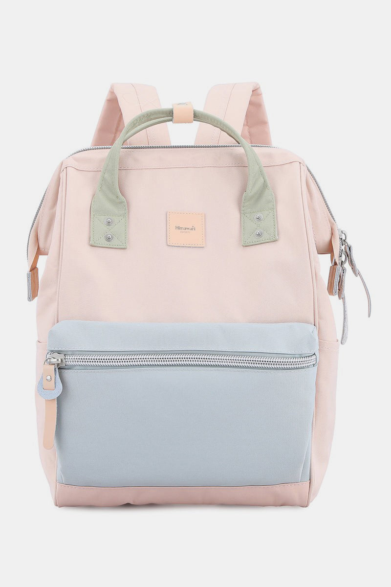 Himawari Water Resistant Canvas Backpack Bag with Side Pockets-Chaelisa's New Jammies