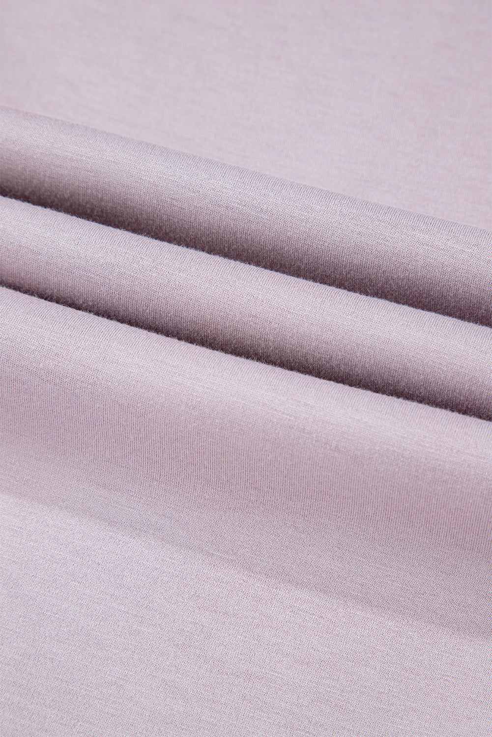 Orchid Petal Drawstring Waist Satin Stripe Patch Straight Leg High Waist Pants-Chaelisa's New Jammies