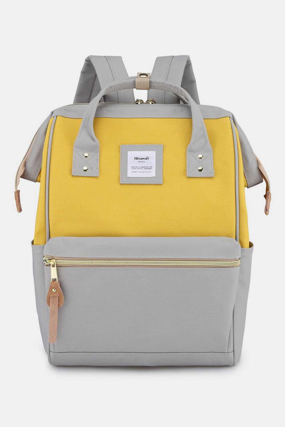Himawari Waterproof Canvas Backpack Bag with Side Pockets-Chaelisa's New Jammies