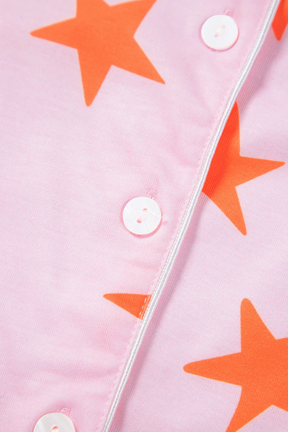 Pink Stars Short Sleeve Shirt and Shorts Bamboo Pajama Set-Chaelisa's New Jammies