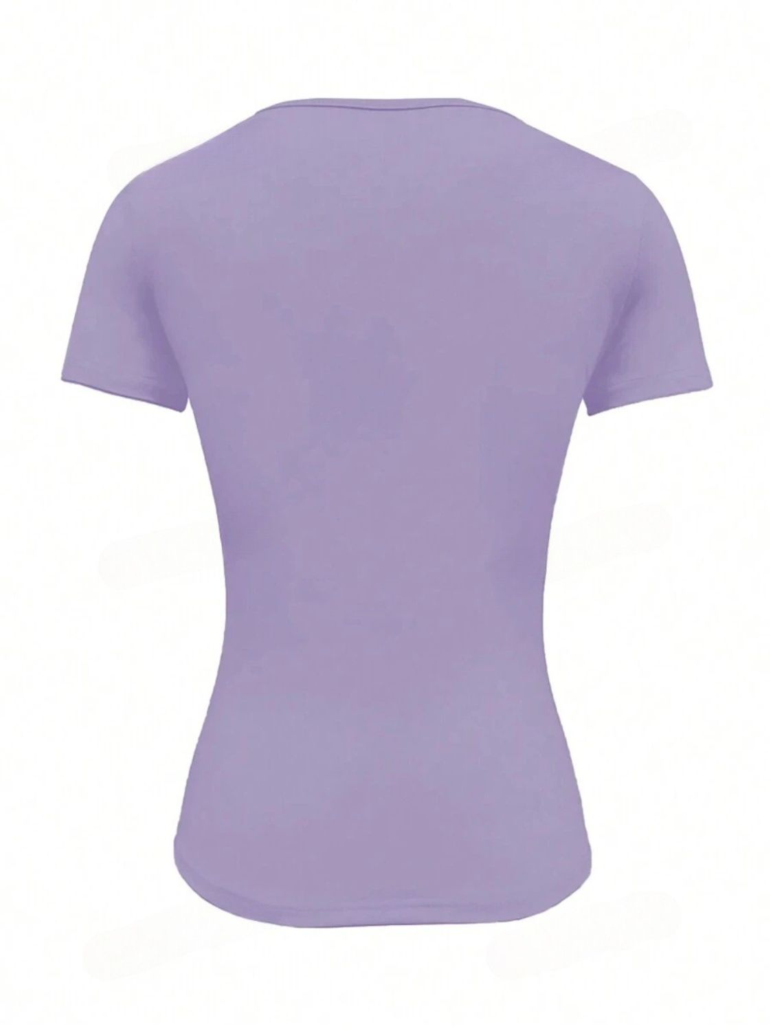 Round Neck Short Sleeve T-Shirt-Chaelisa's New Jammies
